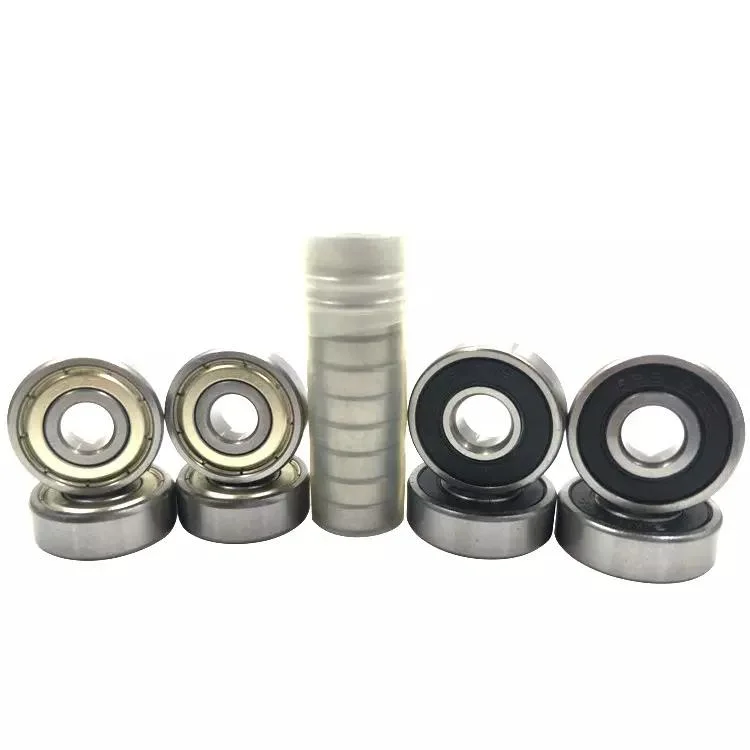 Precision Bearing Smallest Bearing NTN Various Miniature 604 605 606 607 609 608zz 608 2z 2RS1 2rsh Deep Groove Ball Bearing for Skateboard Bearing